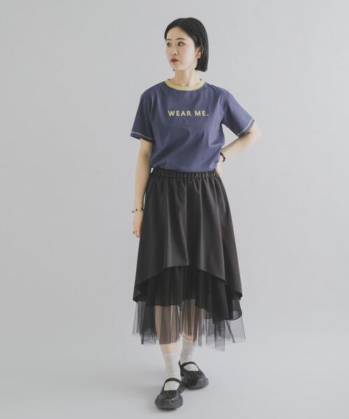THE GOODLAND MARKET（ザグッドランドマーケット）の「ザ グッドランド マーケット　BOX RINGER  TEE（Tシャツ/カットソー・レディース・ホワイト系その他/ブルー系その他/イエロー系その他・2/1）」の16枚目の写真