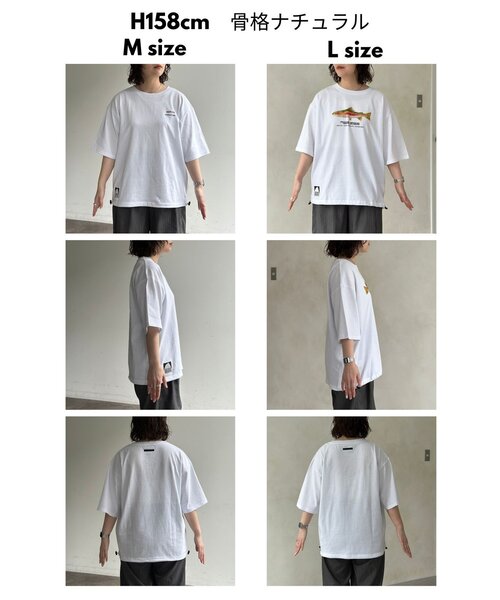 SIERRA DESIGNS（シェラデザイン）の「サカナT（Tシャツ/カットソー・メンズ・ホワイト系その他2/ホワイト/ホワイト系その他・MEDIUM/LARGE）」の11枚目の写真