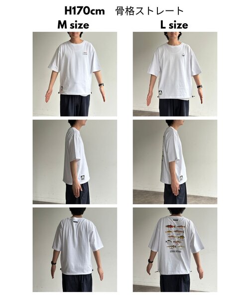 SIERRA DESIGNS（シェラデザイン）の「サカナT（Tシャツ/カットソー・メンズ・ホワイト系その他2/ホワイト/ホワイト系その他・MEDIUM/LARGE）」の10枚目の写真