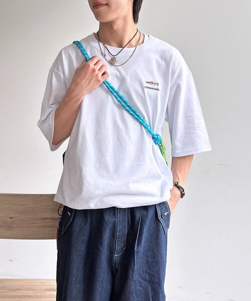 SIERRA DESIGNS（シェラデザイン）の「サカナT（Tシャツ/カットソー・メンズ・ホワイト系その他2/ホワイト/ホワイト系その他・MEDIUM/LARGE）」の21枚目の写真