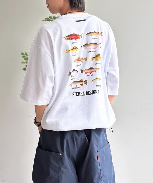SIERRA DESIGNS（シェラデザイン）の「サカナT（Tシャツ/カットソー・メンズ・ホワイト系その他2/ホワイト/ホワイト系その他・MEDIUM/LARGE）」の17枚目の写真