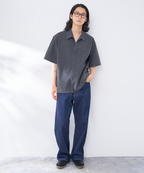 B.C STOCK(ベーセーストック)の「【吸水速乾&高通気性】FADE GRAPH POINT シャツ(シャツ/ブラウス・メンズ・グリーン系その他/チャコールグレー/ブラック/カーキ・MEDIUM/LARGE)」の12枚目の写真