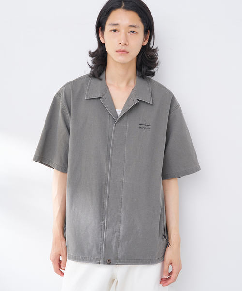 B.C STOCK(ベーセーストック)の「【吸水速乾&高通気性】FADE GRAPH POINT シャツ(シャツ/ブラウス・メンズ・グリーン系その他/チャコールグレー/ブラック/カーキ・MEDIUM/LARGE)」の17枚目の写真