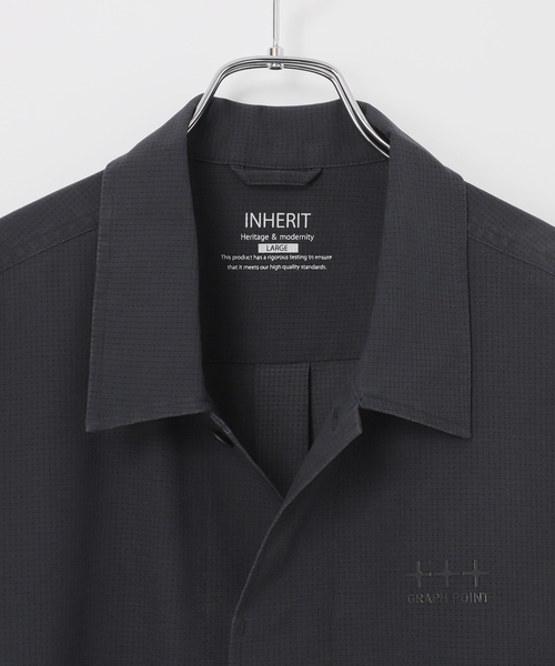 B.C STOCK(ベーセーストック)の「【吸水速乾&高通気性】FADE GRAPH POINT シャツ(シャツ/ブラウス・メンズ・グリーン系その他/チャコールグレー/ブラック/カーキ・MEDIUM/LARGE)」の5枚目の写真