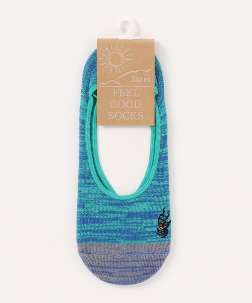 チャイハネ(チャイハネ)の「【チャイハネ】FEEL GOOD SOCKS インディーカ カバーソックス23~25cm(ソックス/靴下・レディース・パープル/マスタード/ベージュ/グリーン/ブラック/ブルー・FREE)」の4枚目の写真