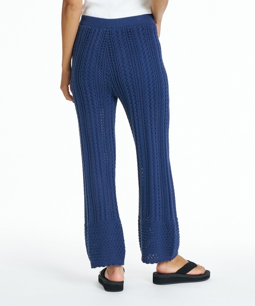 ROXY（ロキシー）の「ROXY TIDE OVER PANTS ロングニットパンツ 【2026年夏モデル】（その他パンツ・レディース・ナチュラル/ブラック/インディゴブルー・LARGE/MEDIUM/SMALL）」の12枚目の写真