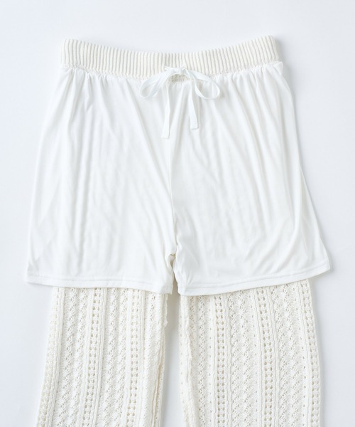 ROXY（ロキシー）の「ROXY TIDE OVER PANTS ロングニットパンツ 【2026年夏モデル】（その他パンツ・レディース・ナチュラル/ブラック/インディゴブルー・LARGE/MEDIUM/SMALL）」の11枚目の写真