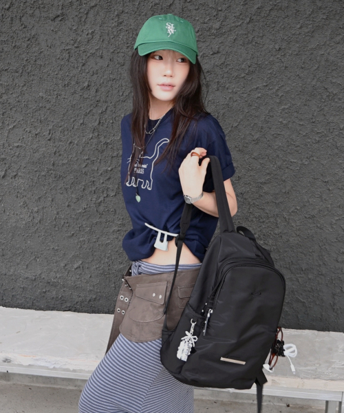 RAIMENT(レイメント)の「Logo Point Backpack_Black(バックパック/リュック・レディース・その他・FREE)」の3枚目の写真