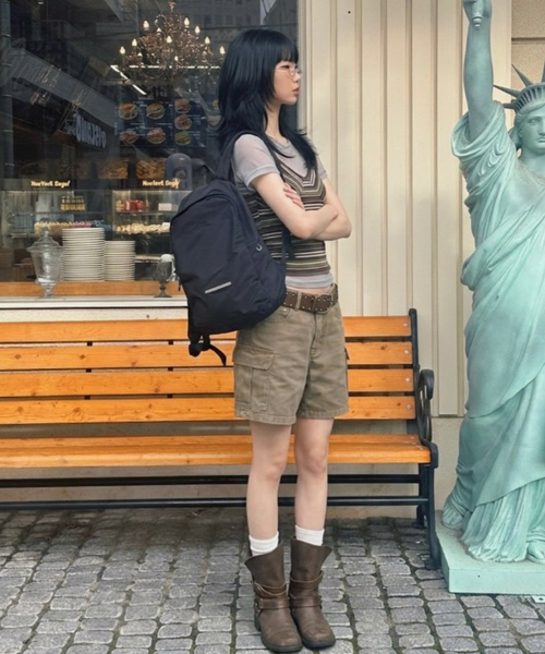RAIMENT(レイメント)の「Logo Point Backpack_Black(バックパック/リュック・レディース・その他・FREE)」の5枚目の写真