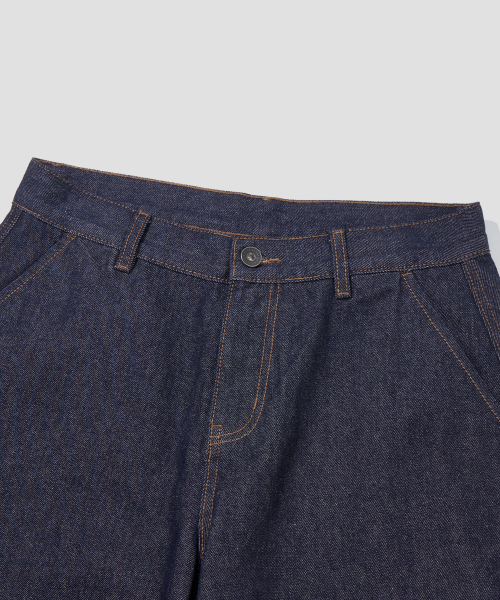 AGOD（エージーオーディー）の「スナップボタンカーブパンツ [ローインディゴ]（デニムパンツ・レディース・その他・SMALL/MEDIUM/LARGE/X-LARGE）」の7枚目の写真