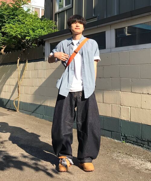 AGOD（エージーオーディー）の「スナップボタンカーブパンツ [ローインディゴ]（デニムパンツ・レディース・その他・SMALL/MEDIUM/LARGE/X-LARGE）」の15枚目の写真