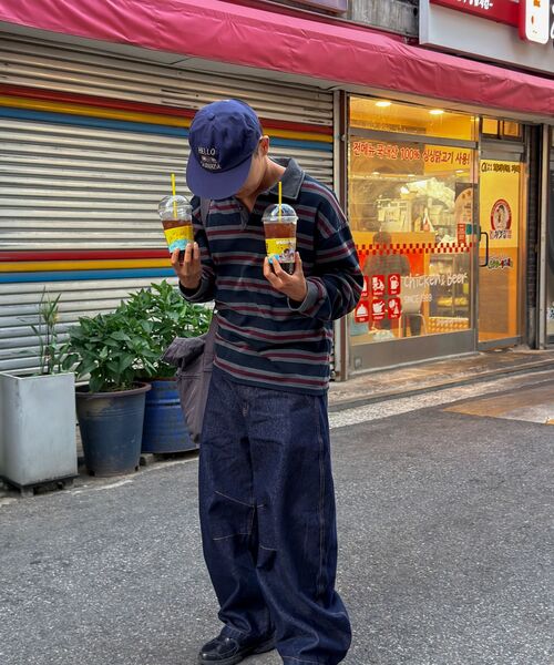 AGOD（エージーオーディー）の「スナップボタンカーブパンツ [ローインディゴ]（デニムパンツ・レディース・その他・SMALL/MEDIUM/LARGE/X-LARGE）」の16枚目の写真