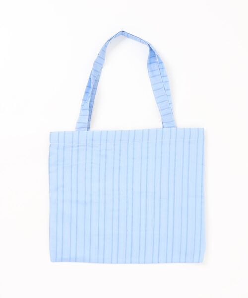 ammy.(エイミードット)の「【 ammy. / エイミードット 】 ストライプ カラー トートバッグ / A4対応(トートバッグ・レディース・ブルー/イエロー・FREE)」の6枚目の写真