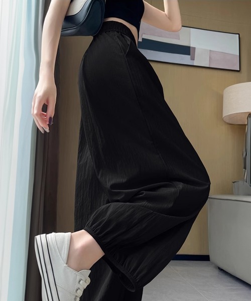 Miniministore(ミニミニストア)の「ワイドパンツ レディース バルーンパンツ(その他パンツ・レディース・ピンク/ブラック/ライトベージュ・FREE)」の11枚目の写真
