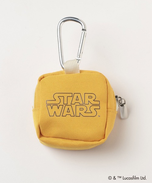 GLOBAL WORK（グローバルワーク）の「【STAR WARS(スター・ウォーズ)】ポーチ付きトート/666040（エコバッグ/サブバッグ・レディース・チャコールグレー/オフホワイト・FREE）」の9枚目の写真