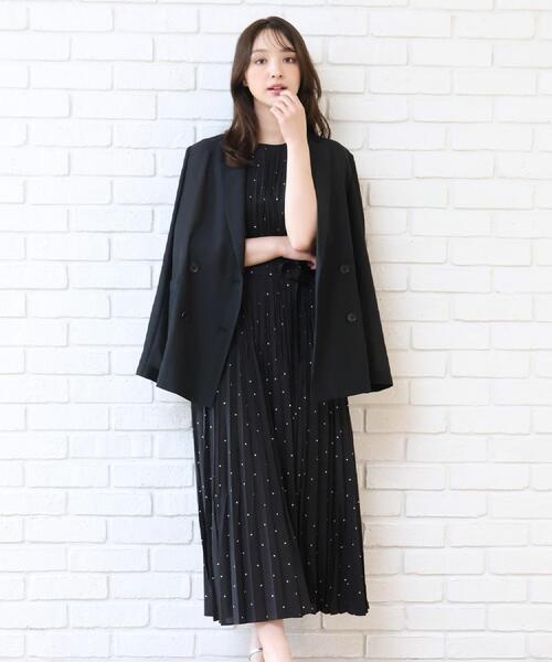 DRESSTERIOR（ドレステリア）の「【ウォッシャブル/2WAYシルエット】ノースリーブプリーツワンピース（ワンピース・レディース・ブラウン系その他/ブラック系・34/36/38）」の20枚目の写真