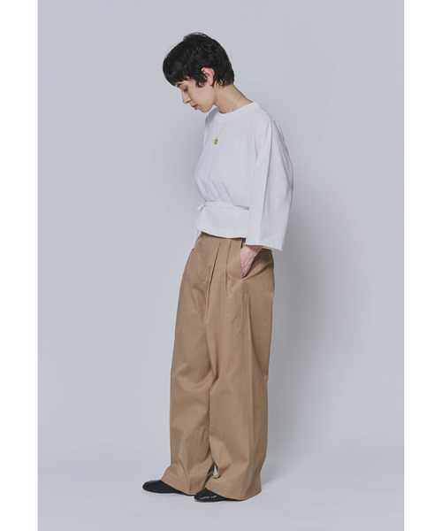 INSCRIRE（アンスクリア）の「＜INSCRIRE（アンスクリア）＞別注エプロンTシャツ（Tシャツ/カットソー・レディース・ホワイト系その他3・36）」の6枚目の写真