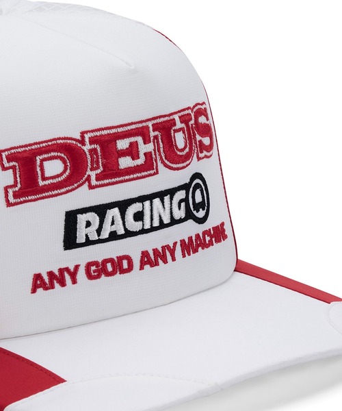 DEUS EX MACHINA(デウスエクスマキナ)の「MX TRUCKER(キャップ・メンズ・ホワイト・OS)」の2枚目の写真