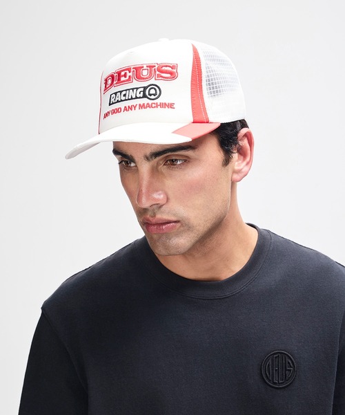 DEUS EX MACHINA(デウスエクスマキナ)の「MX TRUCKER(キャップ・メンズ・ホワイト・OS)」の5枚目の写真