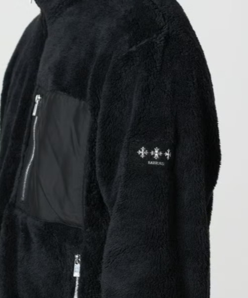 TATRAS（タトラス）の「TATRAS(タトラス) MONREALE モンレアレ ボアブルゾン【2026年秋冬入荷モデル】（その他アウター・メンズ・ブラック・3/2/1/4）」の9枚目の写真