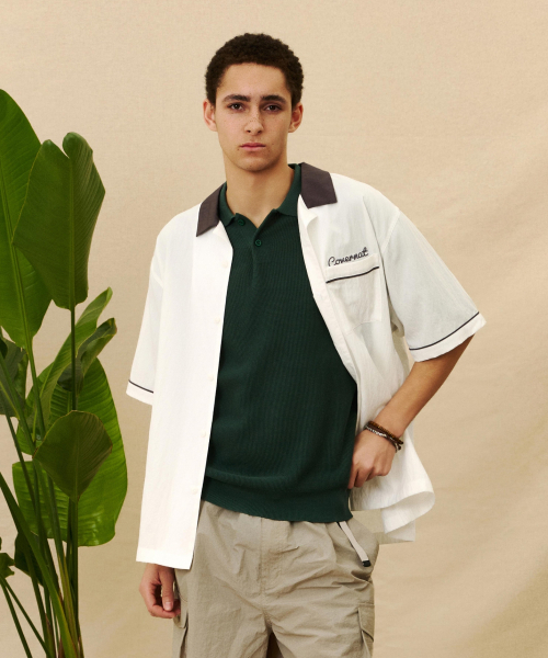 COVERNAT（カバーナット）の「ボウリングハーフシャツフォレストグリーン（シャツ/ブラウス・レディース・その他・SMALL/MEDIUM/LARGE/X-LARGE/XX-LARGE）」の3枚目の写真