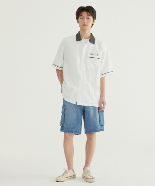 COVERNAT（カバーナット）の「ボウリングハーフシャツフォレストグリーン（シャツ/ブラウス・レディース・その他・SMALL/MEDIUM/LARGE/X-LARGE/XX-LARGE）」の5枚目の写真