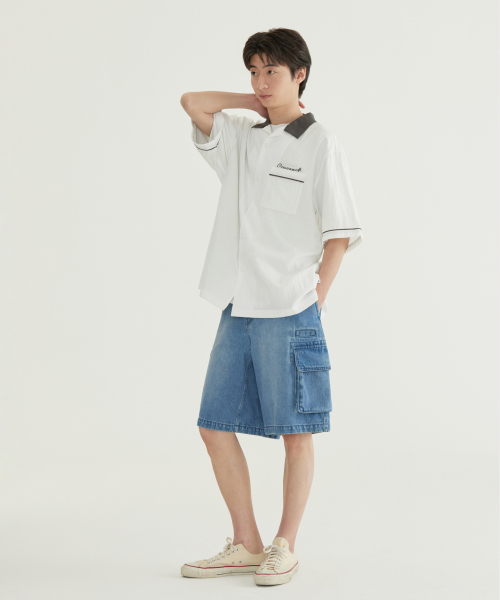 COVERNAT（カバーナット）の「ボウリングハーフシャツフォレストグリーン（シャツ/ブラウス・レディース・その他・SMALL/MEDIUM/LARGE/X-LARGE/XX-LARGE）」の6枚目の写真