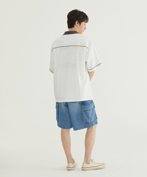 COVERNAT（カバーナット）の「ボウリングハーフシャツフォレストグリーン（シャツ/ブラウス・レディース・その他・SMALL/MEDIUM/LARGE/X-LARGE/XX-LARGE）」の7枚目の写真