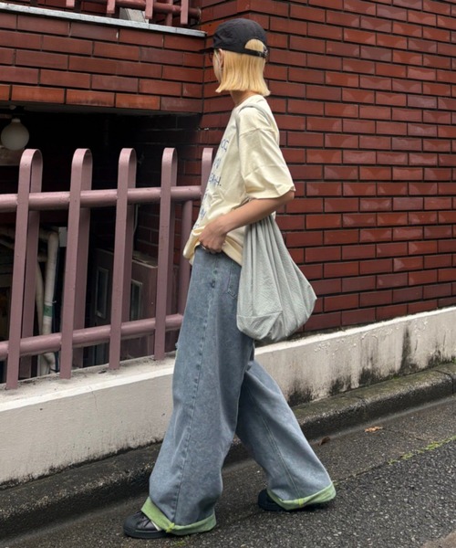 CIAOPANIC TYPY(チャオパニックティピー)の「【WEB限定】【UNISEX】手書きメッセージロゴTEE(Tシャツ/カットソー・レディース・ホワイト/グレー/ブラック/ホワイト系その他/ネイビー/ベージュ・MEDIUM/SMALL/LARGE)」の18枚目の写真
