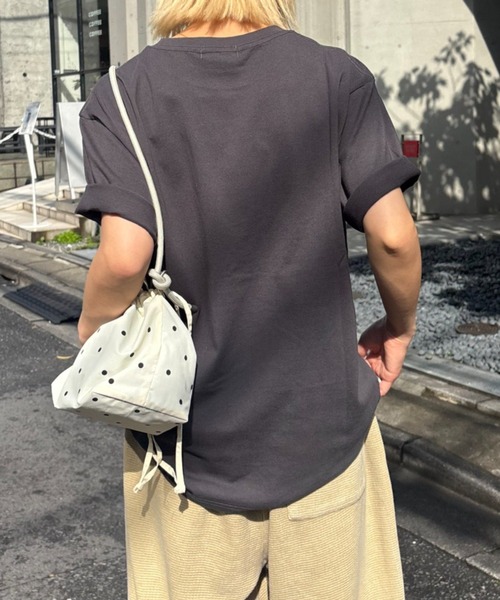 CIAOPANIC TYPY(チャオパニックティピー)の「【WEB限定】手書きメッセージロゴTEE(Tシャツ/カットソー・レディース・ホワイト/グレー/ブラック/ホワイト系その他/ネイビー/ベージュ・MEDIUM/SMALL/LARGE)」の21枚目の写真