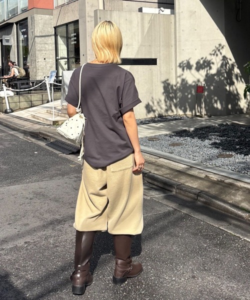 CIAOPANIC TYPY(チャオパニックティピー)の「【WEB限定】【UNISEX】手書きメッセージロゴTEE(Tシャツ/カットソー・レディース・ホワイト/グレー/ブラック/ホワイト系その他/ネイビー/ベージュ・MEDIUM/SMALL/LARGE)」の16枚目の写真