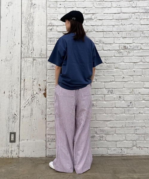 CIAOPANIC TYPY(チャオパニックティピー)の「【WEB限定】手書きメッセージロゴTEE(Tシャツ/カットソー・レディース・ホワイト/グレー/ブラック/ホワイト系その他/ネイビー/ベージュ・MEDIUM/SMALL/LARGE)」の12枚目の写真
