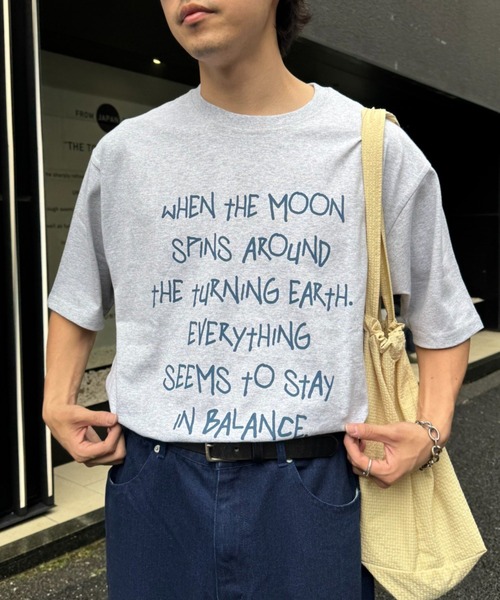CIAOPANIC TYPY(チャオパニックティピー)の「【WEB限定】手書きメッセージロゴTEE(Tシャツ/カットソー・レディース・ホワイト/グレー/ブラック/ホワイト系その他/ネイビー/ベージュ・MEDIUM/SMALL/LARGE)」の14枚目の写真