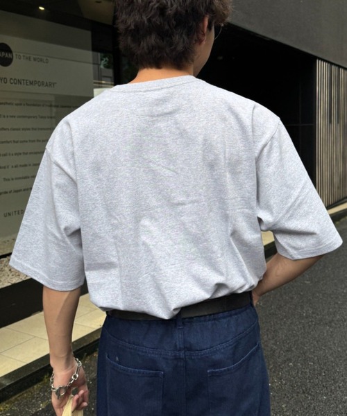 CIAOPANIC TYPY(チャオパニックティピー)の「【WEB限定】手書きメッセージロゴTEE(Tシャツ/カットソー・レディース・ホワイト/グレー/ブラック/ホワイト系その他/ネイビー/ベージュ・MEDIUM/SMALL/LARGE)」の16枚目の写真