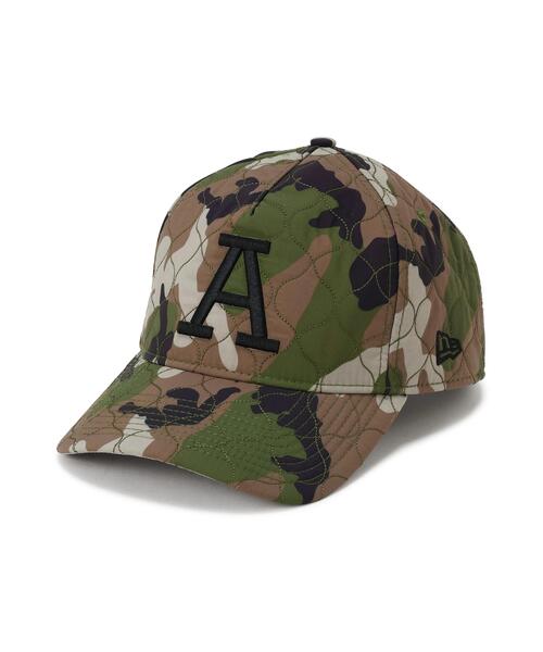 Alpha Industries(アルファインダストリーズ)の「Alpha Industries/アルファ インダストリーズ/x NEW ERA QUILTED 9forty HAT/ニューエラ キルテッド ナインフォーティーハット(キャップ・メンズ・ブラック/ネイビー/オリーブ系/その他2・F)」の4枚目の写真