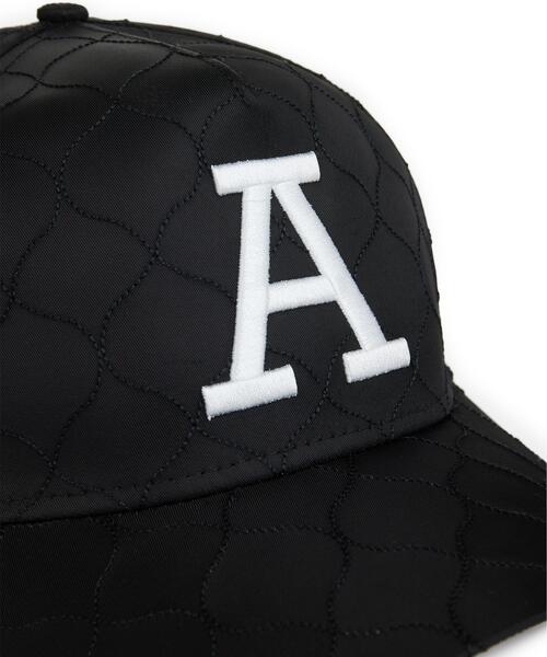 Alpha Industries(アルファインダストリーズ)の「Alpha Industries/アルファ インダストリーズ/x NEW ERA QUILTED 9forty HAT/ニューエラ キルテッド ナインフォーティーハット(キャップ・メンズ・ブラック/ネイビー/オリーブ系/その他2・F)」の7枚目の写真