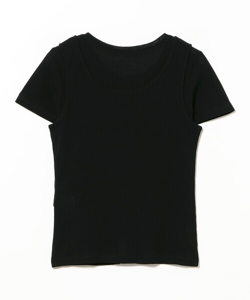 Ray BEAMS(レイビームス)の「タンクトップ レイヤード リブ カーディガン(Tシャツ/カットソー・レディース・ライトブルー/ダークブラウン/ブラック・ONE SIZE)」の18枚目の写真