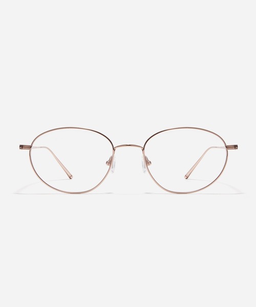 CARIN(カリン)の「CARIN(カリン) EDELL メガネ(メガネ・レディース・ローズ系/シルバー系/レオパード/ブラック/ゴールド系・FREE)」の2枚目の写真