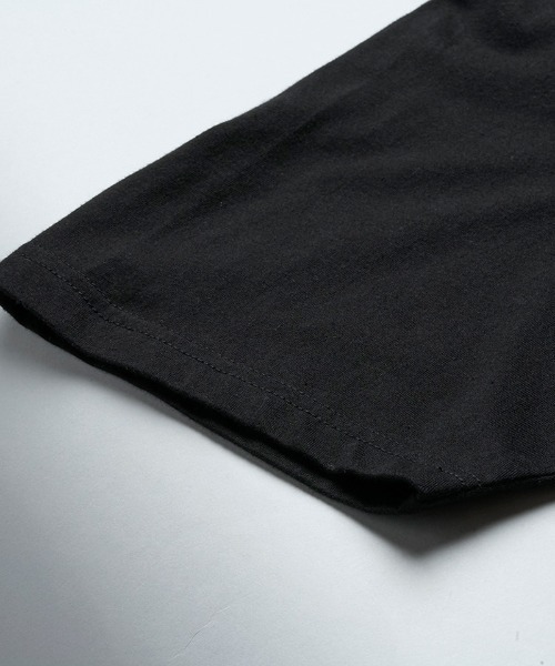 NO ID.(ノーアイディ)の「mt10529- Binary numberプリントT Tシャツ(858006-490T)(Tシャツ/カットソー・メンズ・ブラック/ホワイト・2/1)」の7枚目の写真