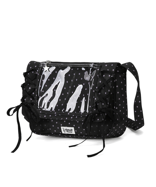 See-through cross bag [Black]（メッセンジャーバッグ）｜VANWALK