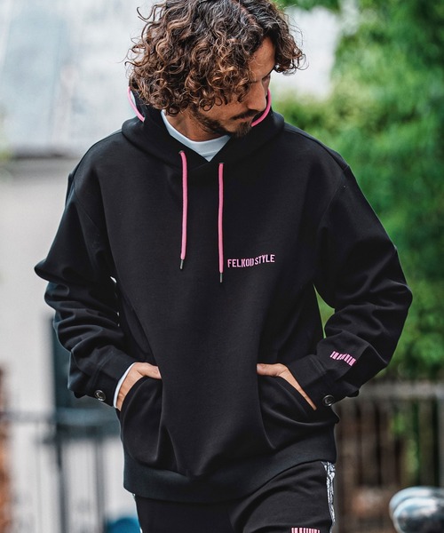 felkod(フィルコッド)の「mpa4151- Scuba×Woven Combo Hoodie フーデッドパーカー(F26A060)(パーカー・メンズ・グレー/ネイビー/ブラック・S/M/L)」の13枚目の写真