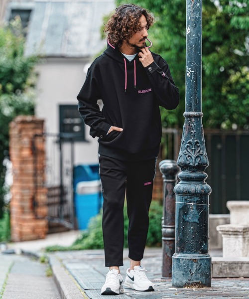 felkod(フィルコッド)の「mpa4151- Scuba×Woven Combo Hoodie フーデッドパーカー(F26A060)(パーカー・メンズ・グレー/ネイビー/ブラック・S/M/L)」の15枚目の写真