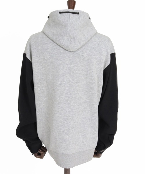 felkod(フィルコッド)の「mpa4151- Scuba×Woven Combo Hoodie フーデッドパーカー(F26A060)(パーカー・メンズ・グレー/ネイビー/ブラック・S/M/L)」の19枚目の写真
