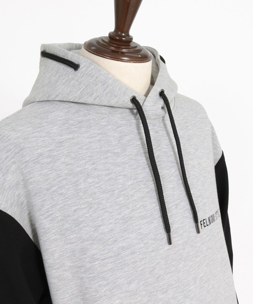 felkod(フィルコッド)の「mpa4151- Scuba×Woven Combo Hoodie フーデッドパーカー(F26A060)(パーカー・メンズ・グレー/ネイビー/ブラック・S/M/L)」の20枚目の写真