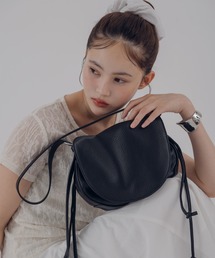 synthetic leather shoulder bag / シンセティックレザーショルダーバッグ