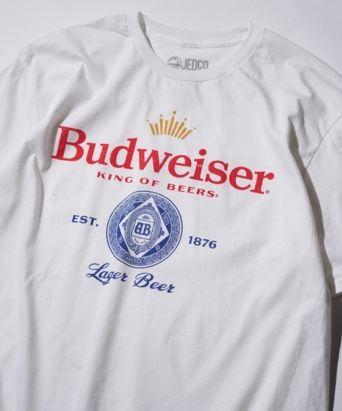 THRIFTY LOOK（スリフティールック）の「THRIFTY LOOK / スリフティールック BUDWEISER CLASSIC LOGO TEE バドワイザー クラシックロゴ Tシャツ（Tシャツ/カットソー・メンズ・ブラック/ホワイト・X-LARGE/LARGE）」の4枚目の写真