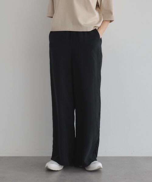 GARAGE OF GOOD CLOTHING(ガレージオブグッドクロージング)の「【日本製】キュプライージ-ロングパンツ(その他パンツ・レディース・ブラック・FREE)」の1枚目の写真
