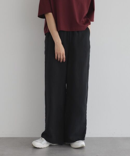 GARAGE OF GOOD CLOTHING(ガレージオブグッドクロージング)の「【日本製】キュプライージ-ロングパンツ(その他パンツ・レディース・ブラック・FREE)」の10枚目の写真