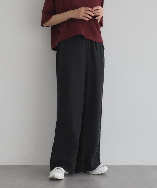 GARAGE OF GOOD CLOTHING(ガレージオブグッドクロージング)の「【日本製】キュプライージ-ロングパンツ(その他パンツ・レディース・ブラック・FREE)」の11枚目の写真