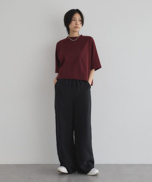GARAGE OF GOOD CLOTHING(ガレージオブグッドクロージング)の「【日本製】キュプライージ-ロングパンツ(その他パンツ・レディース・ブラック・FREE)」の14枚目の写真